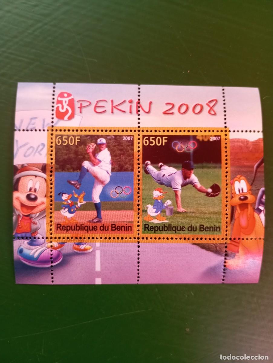 Sellos: OLIMPIADAS PEKIN, HB DE BENIN - Foto 1