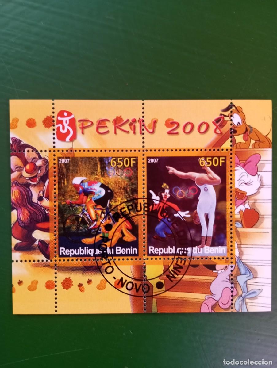 Sellos: OLIMPIADAS PEKIN, HB DE BENIN - Foto 1