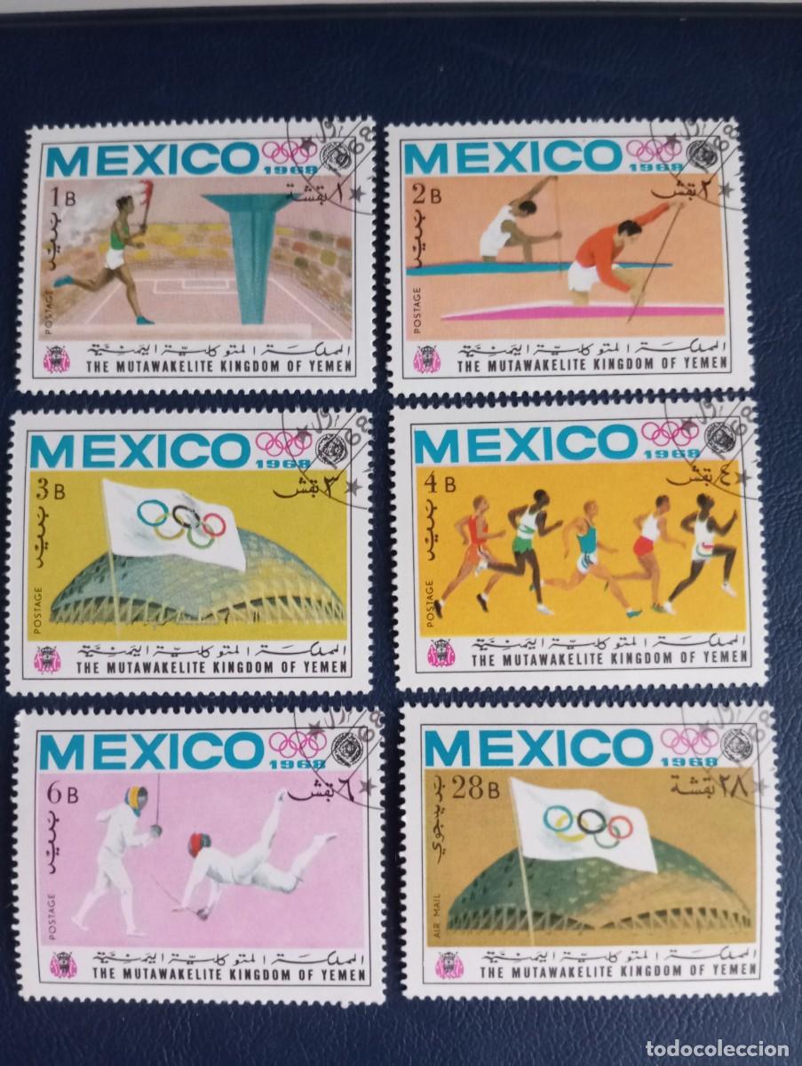 Sellos: OLIMPIADAS DE MEXICO. SELLOS DEL YEMEN