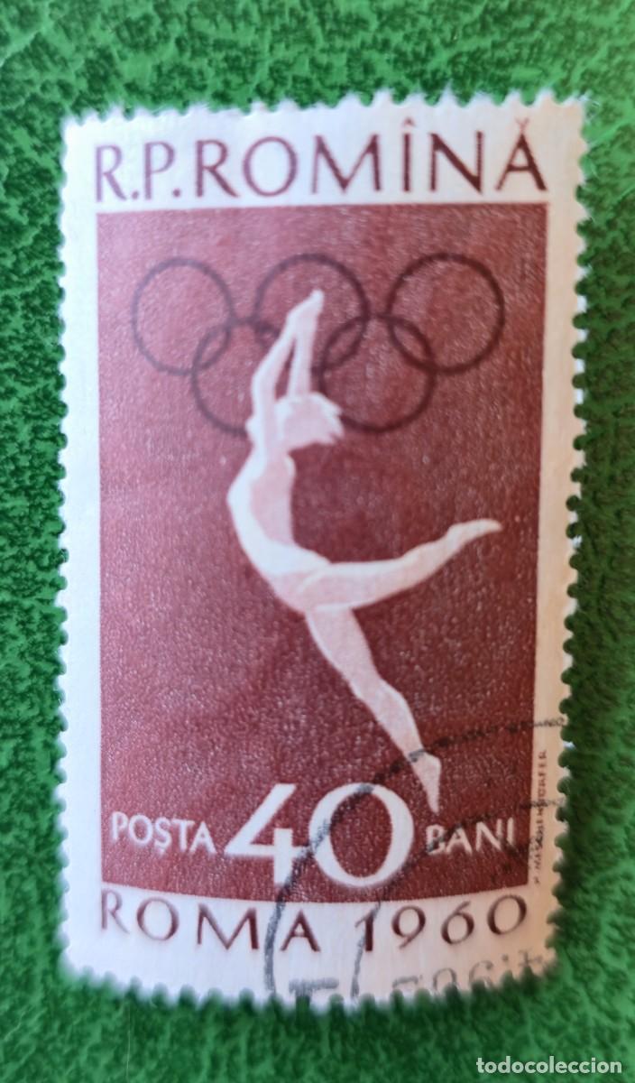 Sellos: Sellos Ruman&iacute;a (Posta Romana) 1960 Juegos Ol&iacute;mpicos de Roma.