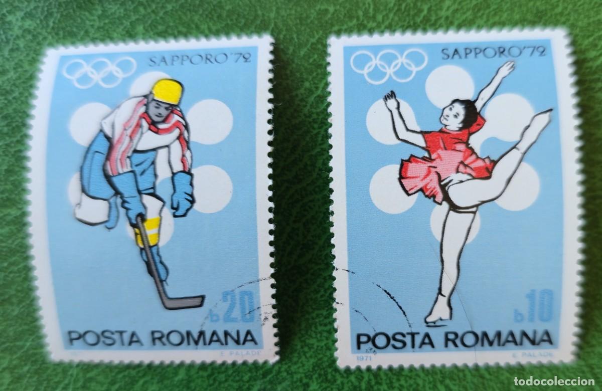 Sellos: Sellos Ruman&iacute;a (Posta Romana) 1971 XI Juegos Ol&iacute;mpicos de Invierno Sapporo 72