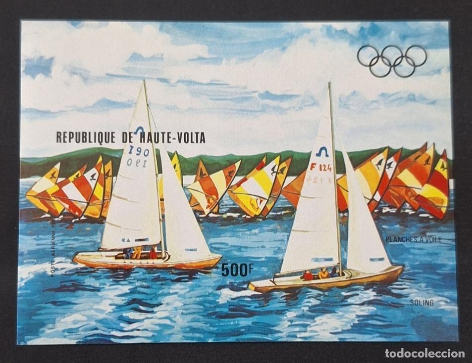 Sellos: Alto Volta 1983 Mi. Bl. 69 ND Juegos Ol&iacute;mpicos vela Soling