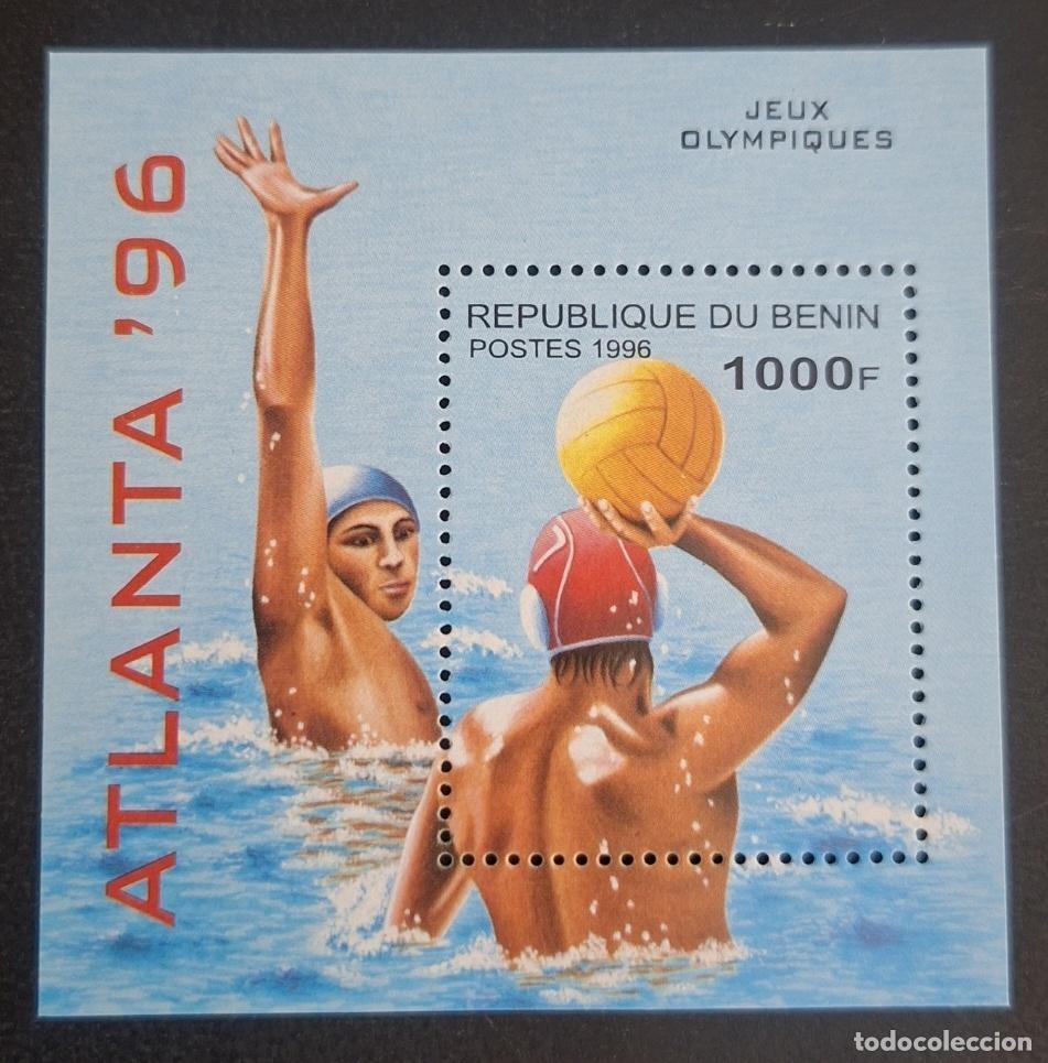 Briefmarken: Ben&iacute;n 1996 Mi. Bl. 14 Juegos Ol&iacute;mpicos Atlanta waterpolo deporte