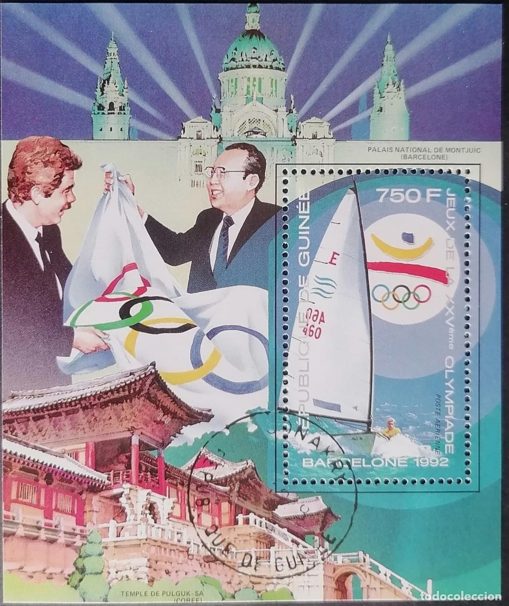 Sellos: GUINEA - HB JJ.OO. BARCELONA 92 .