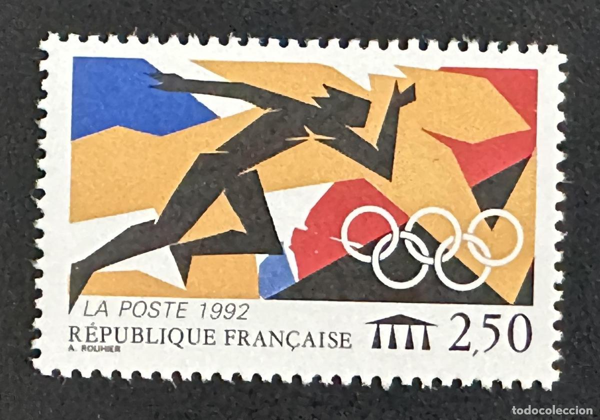 Sellos: Francia 1992 Mi. 2890 emisi&oacute;n conjunta Juegos Ol&iacute;mpicos Barcelona