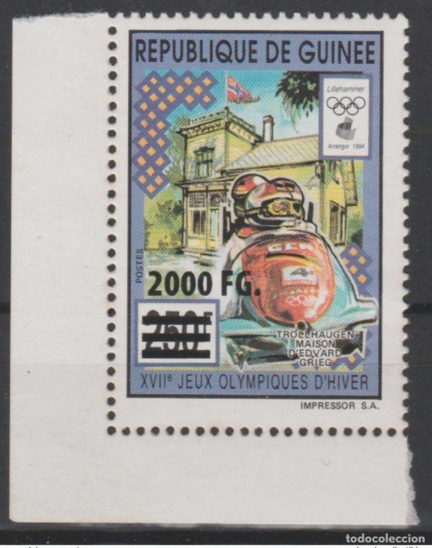 Sellos: Guinea 2009 Mi. 6762 Overloaded Lillehammer 1994 Juegos Ol&iacute;mpicos Vancouver 2010