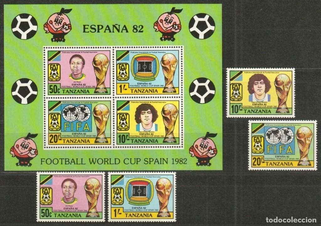 Selos: F-EX63517 TANZANIA MNH 1982 CHAMPIONSHIP SOCCER FOOTBALL.