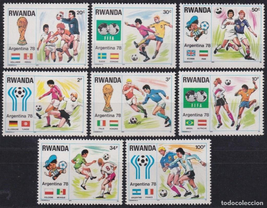 Selos: F-EX63563 RWANDA MNH 1978 WORLD SOCCER CHAMPIONSHIP FOOTBALL CUP.