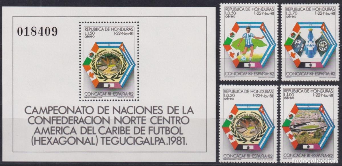 Timbres: F-EX64285 HONDURAS MNH 1982 WORLD CHAMPIONSHIP SOCCER FOOTBALL.
