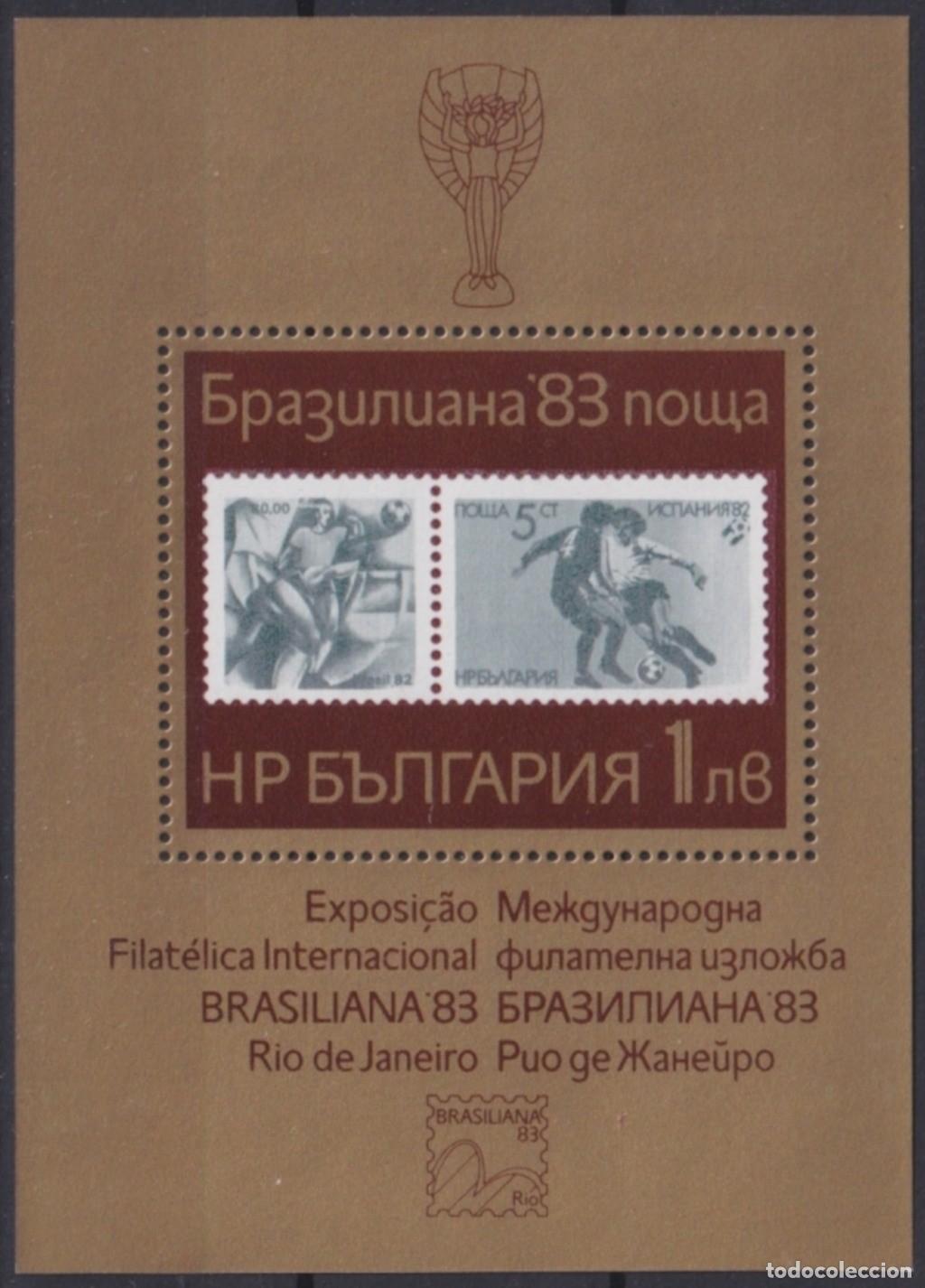 Timbres: F-EX64264 BULGARIA MNH 1983 WORLD CHAMPIONSHIP SOCCER FOOTBALL.