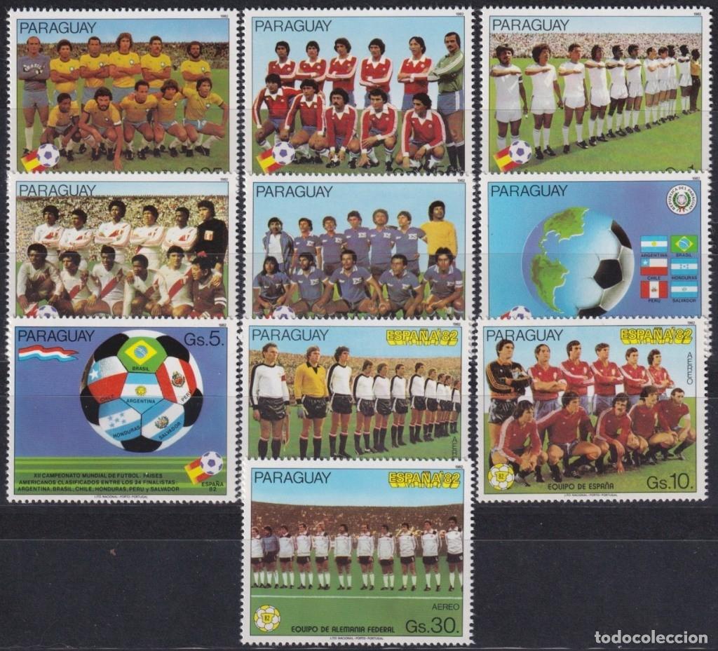 Timbres: F-EX63634 PARAGUAY MNH 1982 WORLD CHAMPIONSHIP SOCCER FOOTBALL.