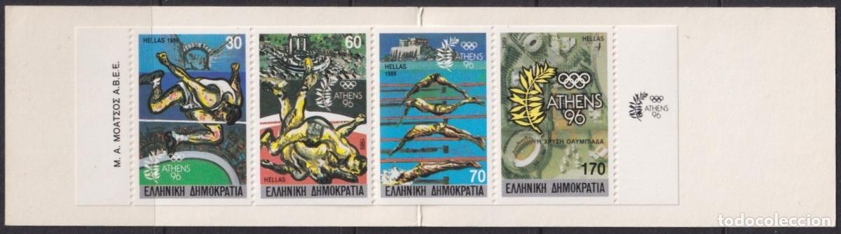 Sellos: F-EX65131 GREECE MNH 1989 OLYMPIC GAMES BOOKLED ATHLETISM.