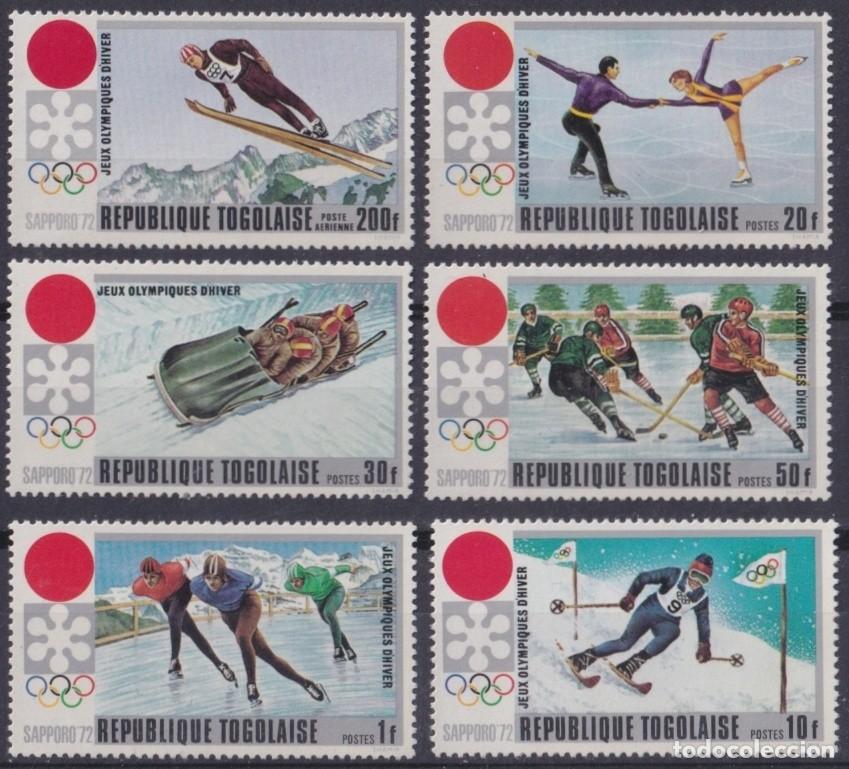 Sellos: F-EX65132 TOGO MNH 1972 WINTER OLYMPIC GAMES SAPPORO SKI HOCKEY BOBSLED.