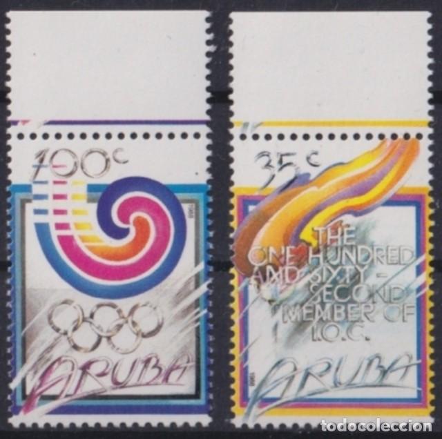 Sellos: F-EX65136 ARUBA MNH 1988 SEOUL OLYMPIC COMMITTEE MEMBERS.