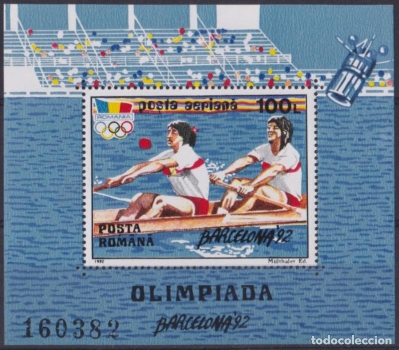 Sellos: F-EX65138 RUMANIA MNH 1992 BARCELONA OLYMPIC GAMES ROWING.