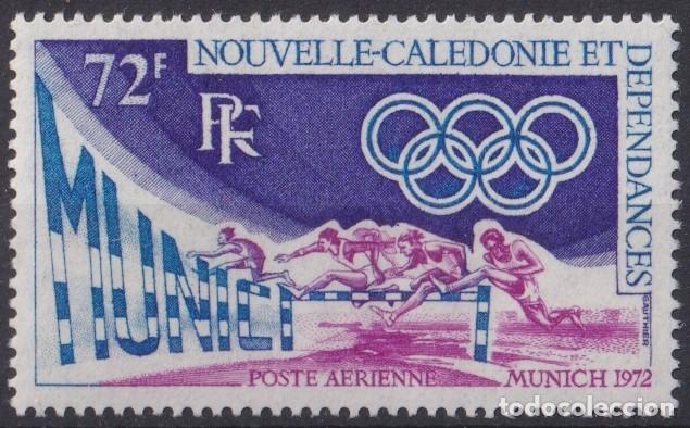 Sellos: F-EX65148 NEW CALEDONIE MNH 1972 MUNICH OLYMPIC GAMES ATHLETISM RING HURDLES.