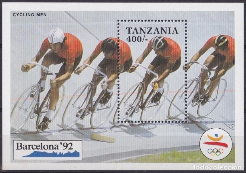 Timbres: F-EX65166 TANZANIA MNH 1990 BARCELONA OLYMPIC GAMES CYCLING.