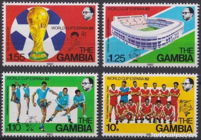 Timbres: F-EX65865 GAMBIA MNH 1982 SOCCER WORLD CUP SPAIN FUTBOL.