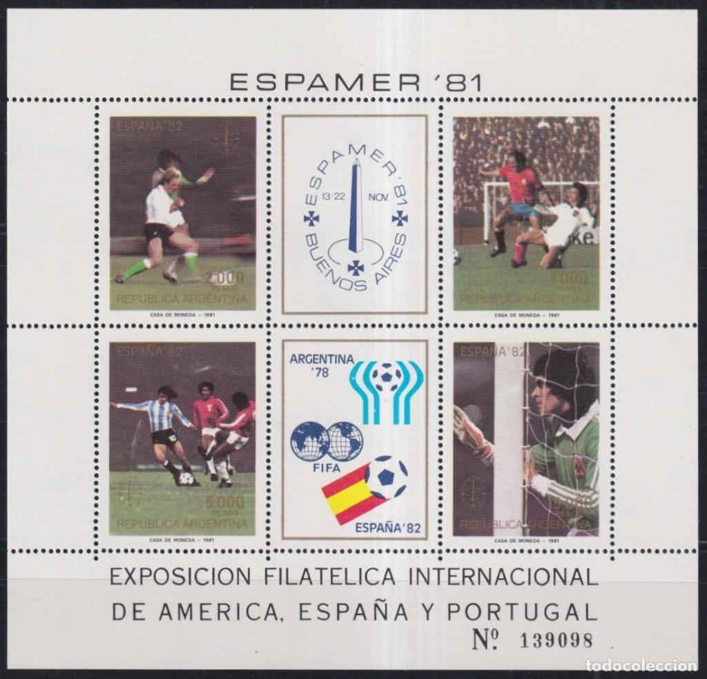 Timbres: F-EX65872 ARGENTINA MNH 1981 SPAIN CHAMPIONSHIP SOCCER FOOTBALL.