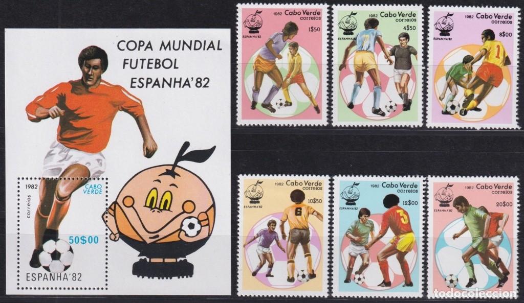 Francobolli: F-EX65895 CABO VERDE MNH 1982 WORLD CHAMPIONSHIP SOCCER FOOTBALL.