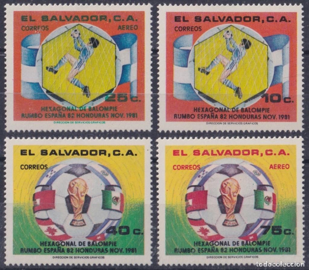 Francobolli: F-EX65894 EL SALVADOR MNH 1981 SPAIN SOCCER FUTBOL CHAMPIONSHIP.