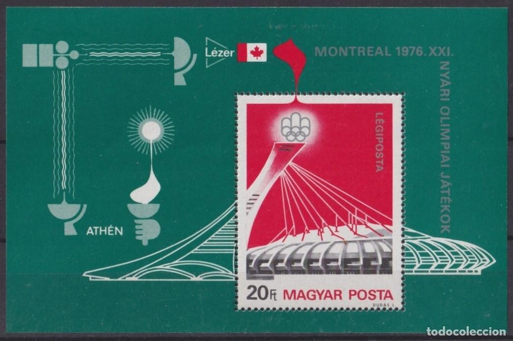 Timbres: F-EX59692 HUNGARY MNH 1976 MONTREAL OLYMPIC GAMES STADIUM.