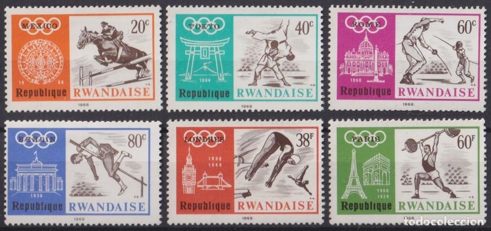 Timbres: F-EX57014 MEXICO MNH 1968 MEXICO OLYMPIC GAMES ATHLETISM JUDO FENCING EQUESTRIAN.