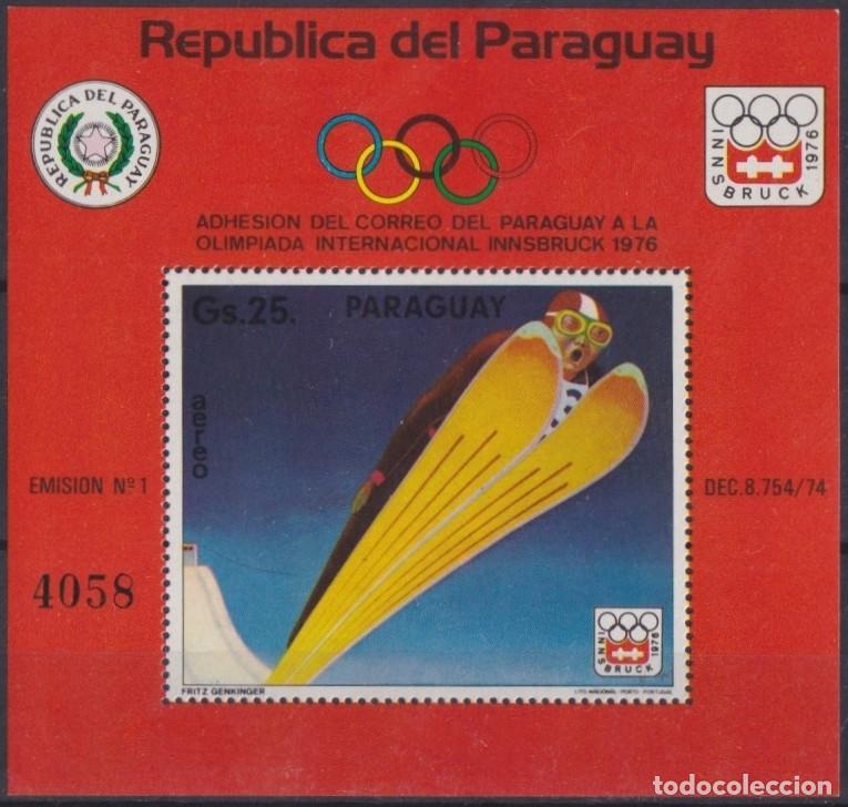 Francobolli: F-EX61815 PARAGUAY MNH 1975 WINTER OLYMPIC GAMES INNSBRUCK.