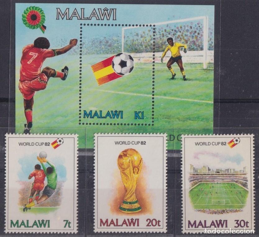 Briefmarken: F-EX64278 MALAWI MNH 1982 WORLD CHAMPIONSHIP SOCCER FOOTBALL SET.