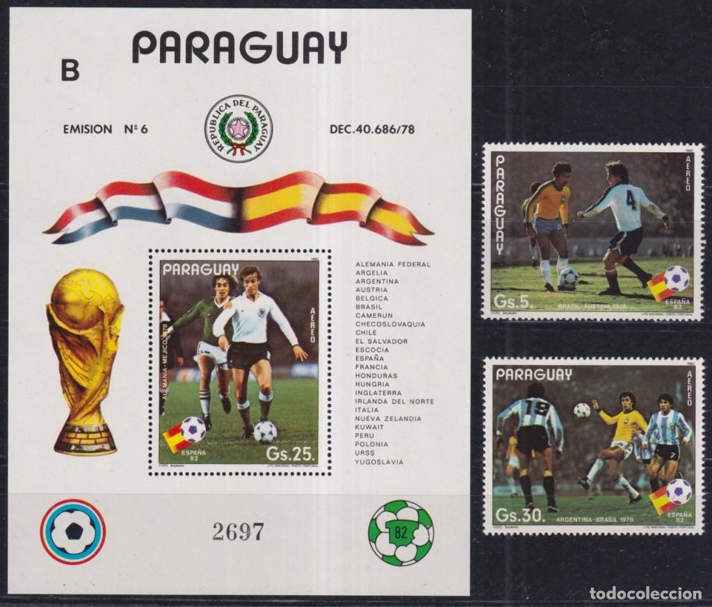 Briefmarken: F-EX63644 PARAGUAY MNH 1982 CHAMPIONSHIP SOCCER FOOTBALL.