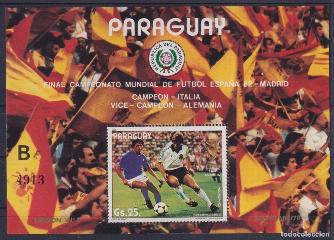 Briefmarken: F-EX64281 PARAGUAY MNH 1982 CHAMPIONSHIP SOCCER FOOTBALL.
