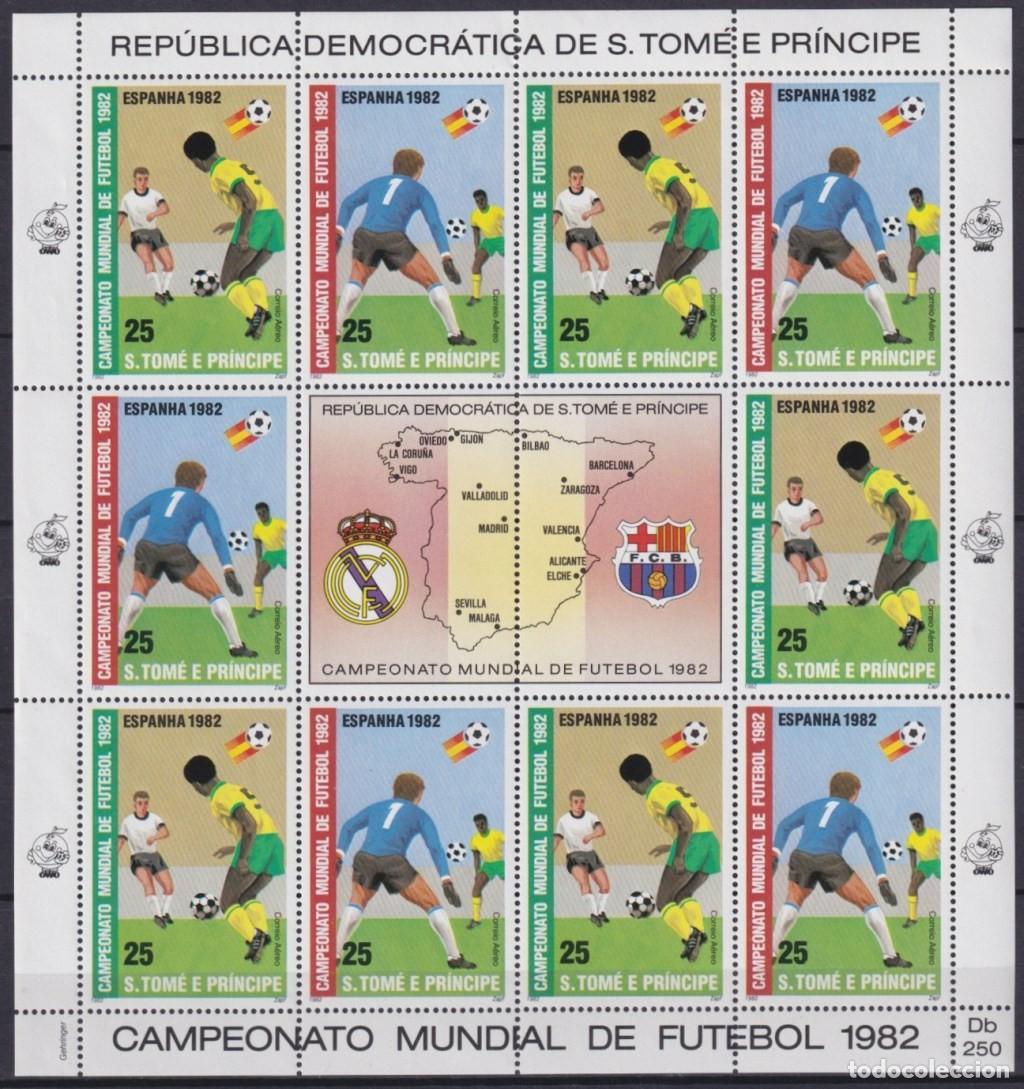 Briefmarken: F-EX62286 SAO TOME I PRINCIPE MNH 1982 WORLD CHAMPIONSHIP SOCCER FOOTBALL.