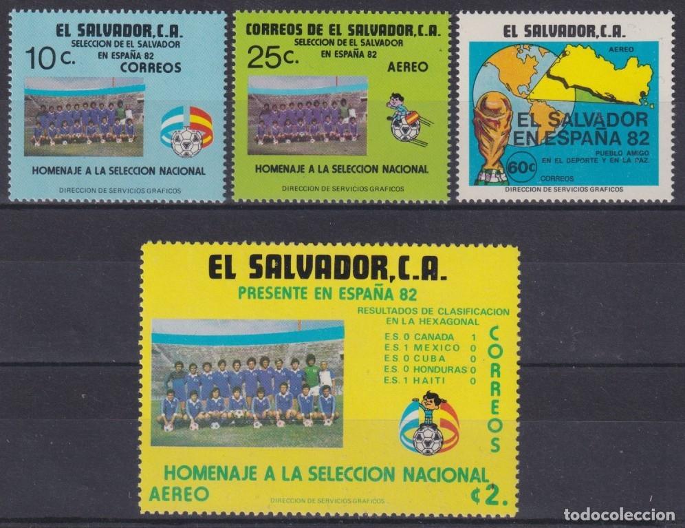 Briefmarken: F-EX64287 EL SALVADOR MNH 1982 SOCCER FOOTBALL WORLD CUP.
