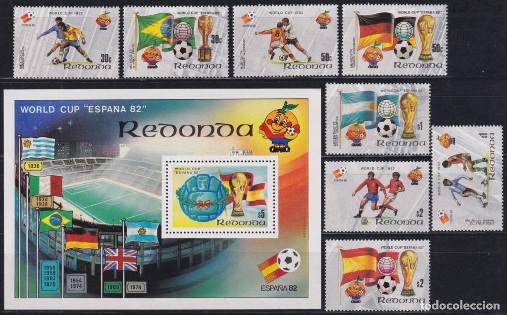 Briefmarken: F-EX63645 REDONDA MNH 1982 SPAIN SOCCER FUTBOL FOOTBALL CHAMPIONSHIP.