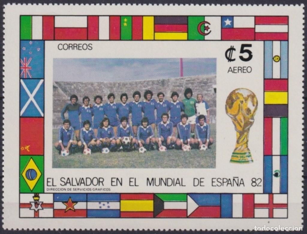 Briefmarken: F-EX64269 EL SALVADOR MNH 1982 WORLD CHAMPIONSHIP SOCCER FOOTBALL.