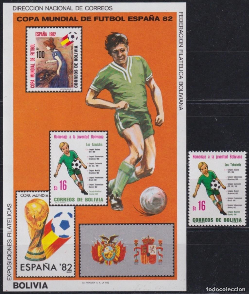 Briefmarken: F-EX64255 BOLIVIA MNH 1982 WORLD CHAMPIONSHIP SOCCER FOOTBALL.