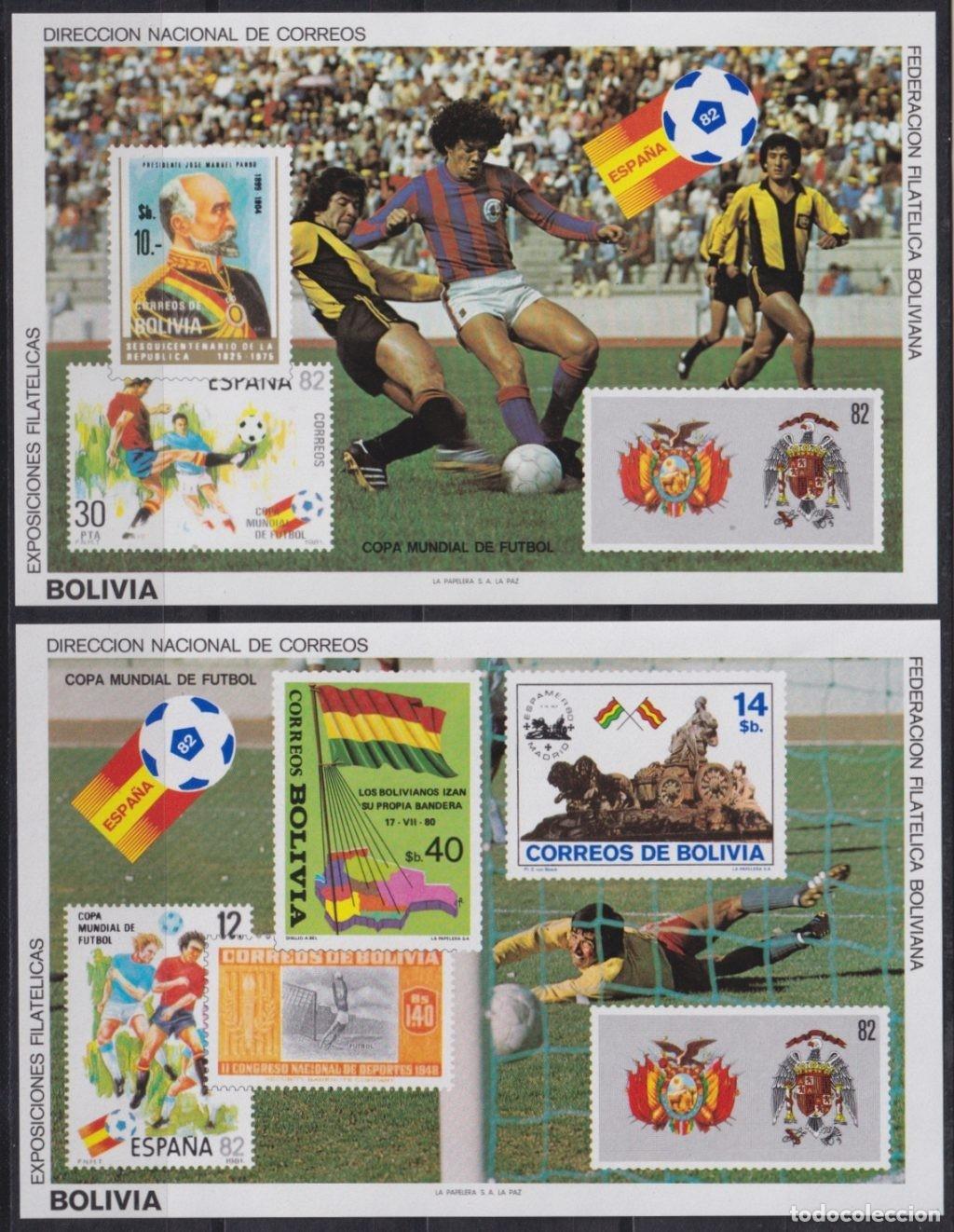 Briefmarken: F-EX63637 BOLIVIA MNH 1982 WORLD CHAMPIONSHIP SOCCER FOOTBALL.