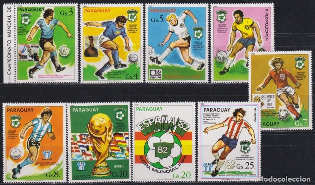 Francobolli: F-EX63621 PARAGUAY MNH 1982 WORLD CHAMPIONSHIP SOCCER FOOTBALL.