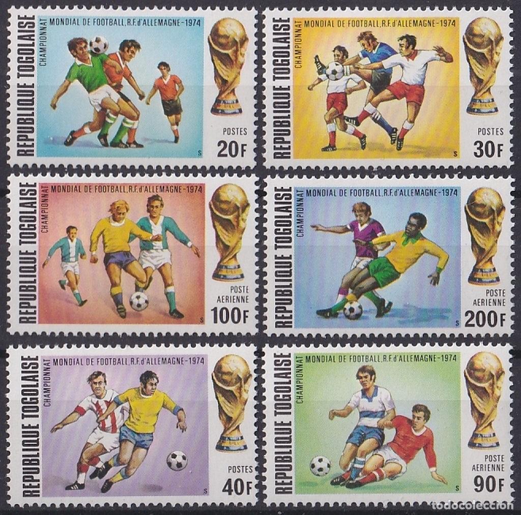 Selos: F-EX64498 TOGO MNH 1974 WORLD CUP SOCCER FOOTBALL.