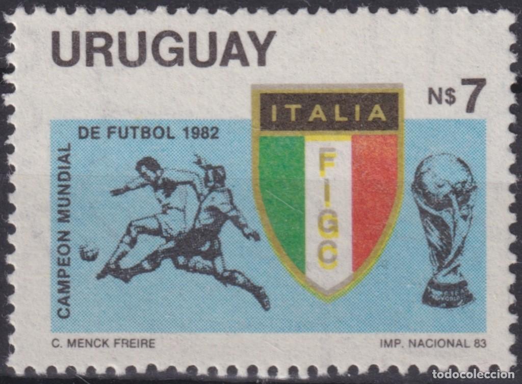 Selos: F-EX64574 URUGUAY MNH 1983 ITALY WORLD CHAMPIONSHIP CUP SOCCER FOOTBALL.