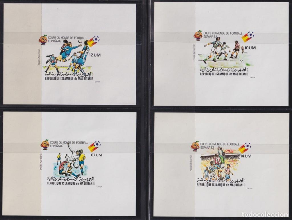 Selos: F-EX49402 MAURITANIE MNH 1981 IMPERF SET CHAMPIONSHIP CUP SOCCER FOOTBALL.