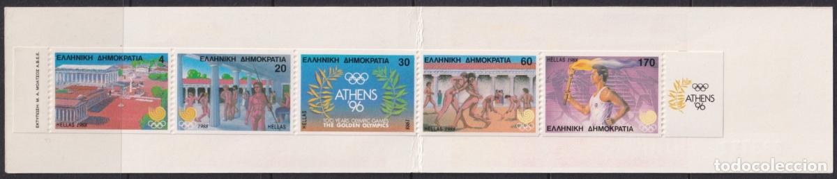 Timbres: F-EX65130 GREECE MNH 1988 OLYMPIC GAMES BOOKLED RUNNING ARCHAELOGY.