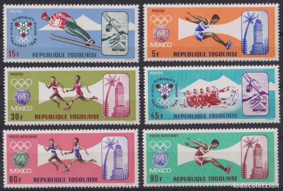Briefmarken: F-EX65134 TOGO MNH 1978 WINTER OLYMPIC GAMES GRENOBLE SKI HOCKEY.