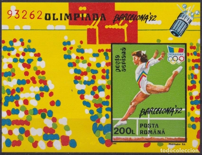 Sellos: F-EX65176 RUMANIA MNH 1992 BARCELONA OLYMPIC GAMES GYMNASTICS.