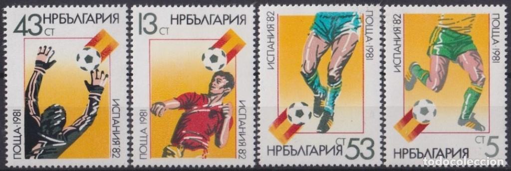 Sellos: F-EX65868 BULGARIA MNH 1981 SPAIN SOCCER FOOTBALL WORLD CHAMPIONSHIP.