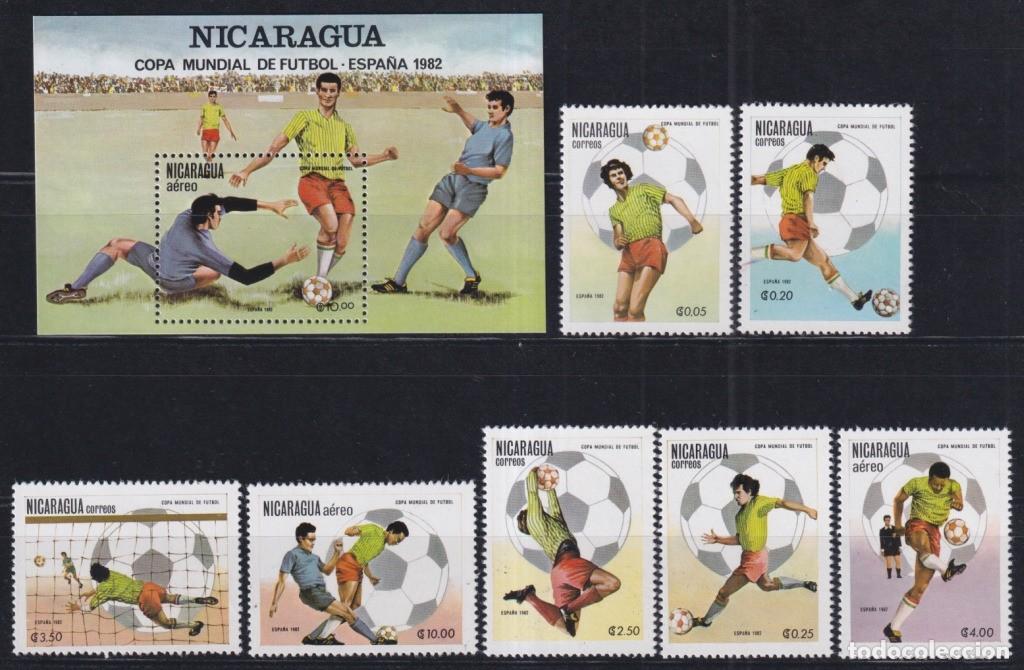 Sellos: F-EX65873 NICARAGUA MNH 1982 CHAMPIONSHIP SOCCER FOOTBALL.