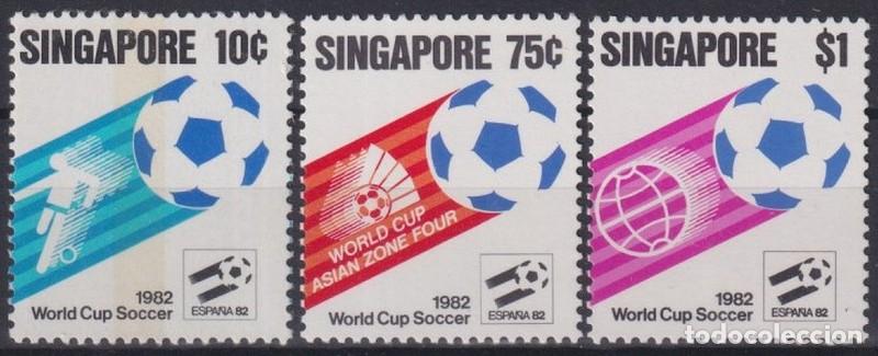 Sellos: F-EX65882 SINGAPORE 1982 MNH SPAIN WORLD CHAMPIONSHIP SOCCER CUP FOOTBALL.