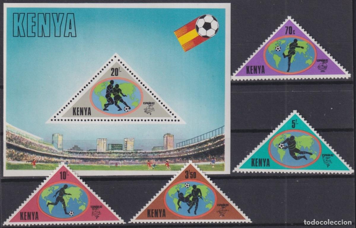 Sellos: F-EX65888 KENYA MNH 1982 SPAIN SOCCER FOOTBALL WORLD CHAMPIONSHIP.