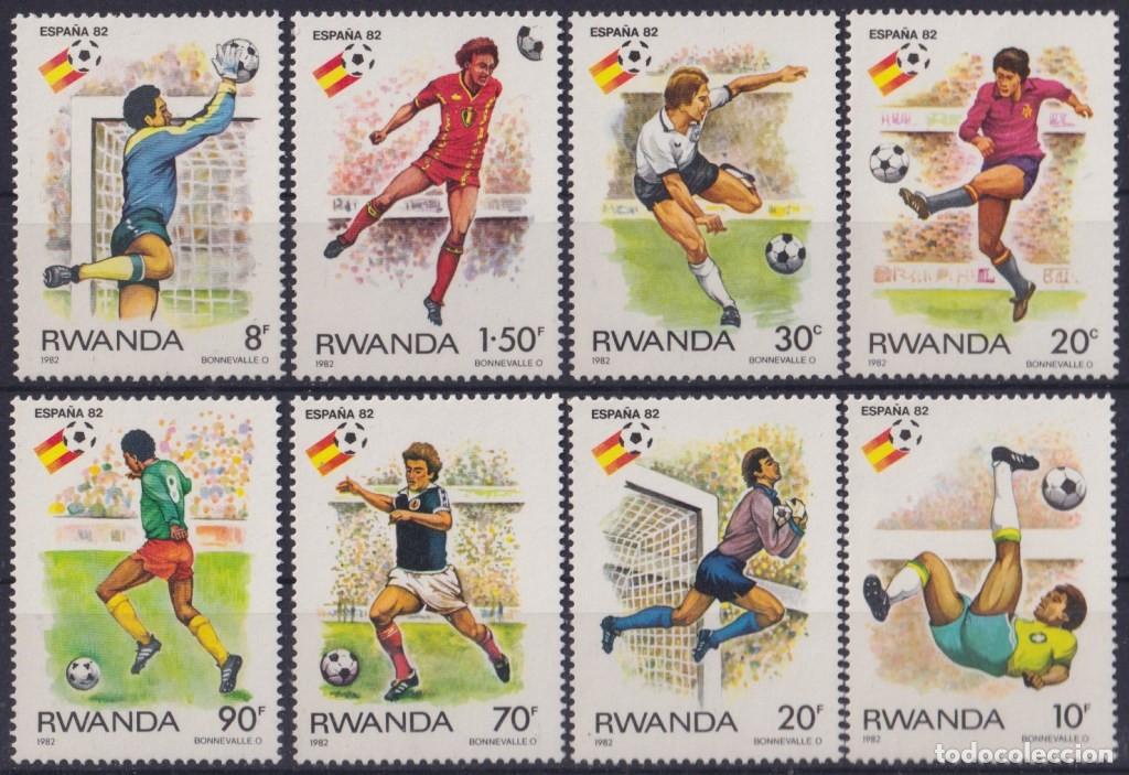 Sellos: F-EX65891 RWANDA MNH 1982 SPAIN SOCCER FOOTBALL WORLD CHAMPIONSHIP.