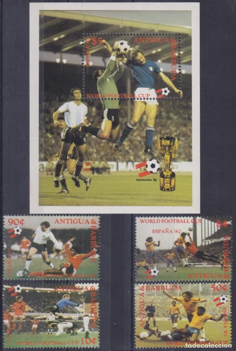 Sellos: F-EX65904 ANTIGUA & BARBUDA MNH 1982 SPAIN SOCCER FOOTBALL WORLD CHAMPIONSHIP.